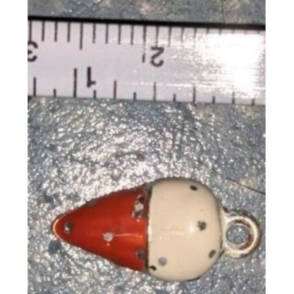Ice Cream Cone Charm 0.75" for Crafting Jewelry Necklace Bracelet - Picture 6 of 6